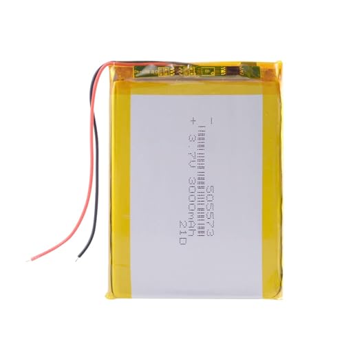 Batería 505573 de 3,7 V y 3000 mAh con protección térmica para domótica y sensores