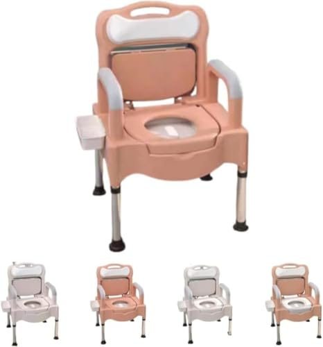 Xiraivke 椅子型ポータブルトイレ 介護用モバイルトイレ 高齢者・妊婦・屋内対応 快適シート付き 軽量組み立て簡単 排泄ケア補助トイレ