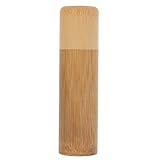 FOMIYES Incense Tube, Wooden Incense Stick Storage Container, Bamboo Incense Stick Holder Case Box for Meditation Yoga Relaxation Prayer