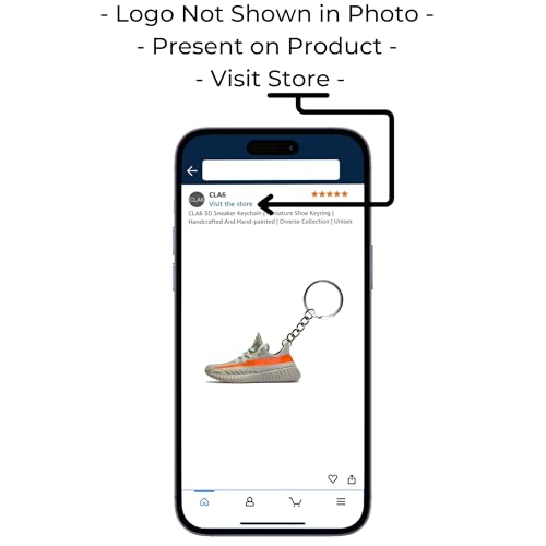 Image of CLA6 3D Sneaker Keychain | Miniature Shoe Keyring | Handcrafted And Hand-painted | Diverse Collection | Unisex