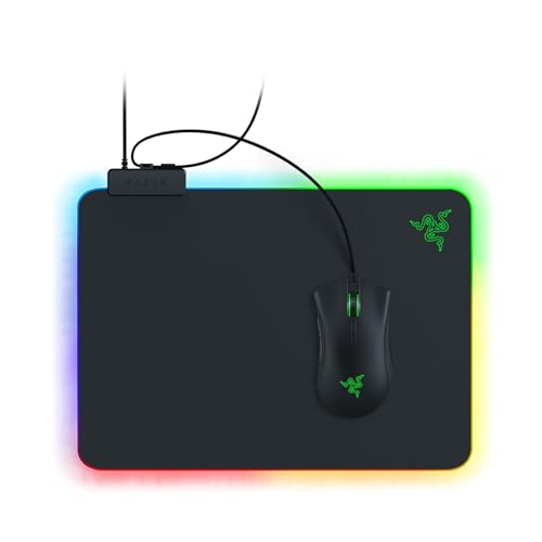 Razer Firefly V2 - Gaming Mouse Pad (Gaming Mouse Mat, Micro-Textured Surface, Cable Holder, RGB Chroma Lighting) Black - Image 3