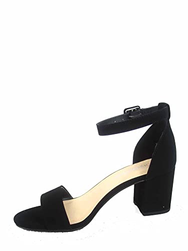 Women's Fashion Open Toe Ankle Buckle Strap Chunky Heels Sandals Shoes