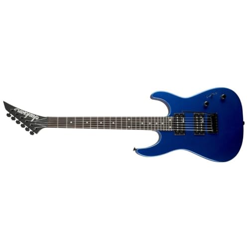 Image of Jackson JS Series Dinky JS12 Electric Guitar (Metallic Blue) | Amaranth Fingerboard Metallic Blue