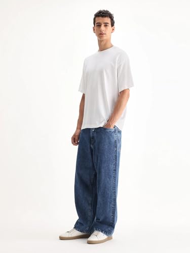 Image of Rare Rabbit Baggy Plain Jeans