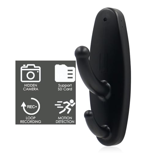 Pelay Hidden Camera Detector, HD 1080P Indoor Camera with Motion Detection, Security Nanny Cam for Home Office