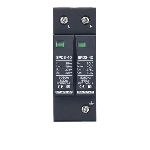 Parafoudre 4P 20-40KA AC 275V pour éviter les pannes d'appareils après orage