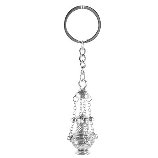 EXCEART Llavero de barril de incienso, llavero de quemador de incienso, regalo, llavero para religiosos, hombres y mujeres, bolsas de metal sensibles | Ya disponible en tu tienda friki favorita! En mundofriki.es!