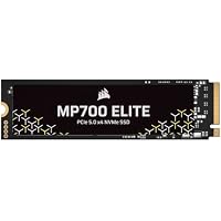 Corsair MP700 Elite 4TB 3D TLC NAND NVMe M.2 2280 PCIe Gen 5x4 Internal Solid State Drive