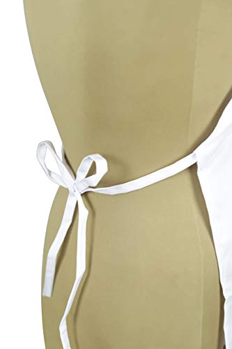 Odelia Tessa's Kitchen Kids - Child's Chef Hat Apron Set, Kid's Size, Children's Kitchen Cooking And Real Baking Wear Kit For Those Chefs In Training, Boys Or Girls (M 6-12 Year, White) #TOP3