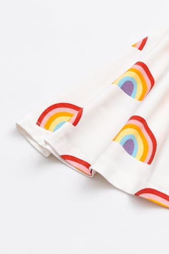 Image of monica + andy Short Sleeve Let's Dance Dress, Organic Cotton Playwear Clothes for Girls, Kids, Toddler & Infant Sizes