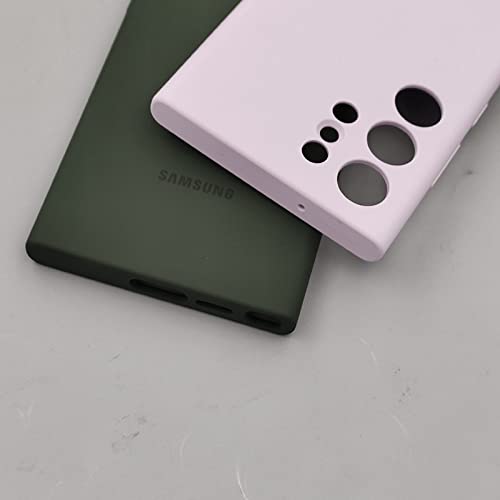 Coque arrière Samsung S23 Plus silicone liquide blanc protection