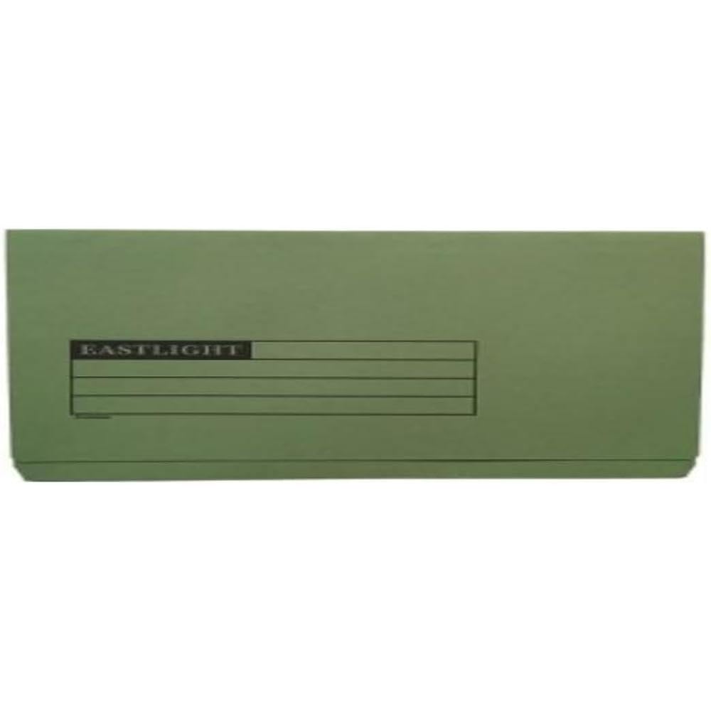 ValueX Document Wallet Full Flap Foolscap 270gsm Green Pack 50