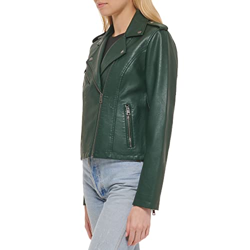 Image of Levi's Women's Classic Faux Leather Moto Jacket Coat