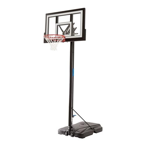 Lifetime Adjustable Portable Basketball Hoop, 50-Inch Backboard, 8-10 ft Height Foot Adjustment