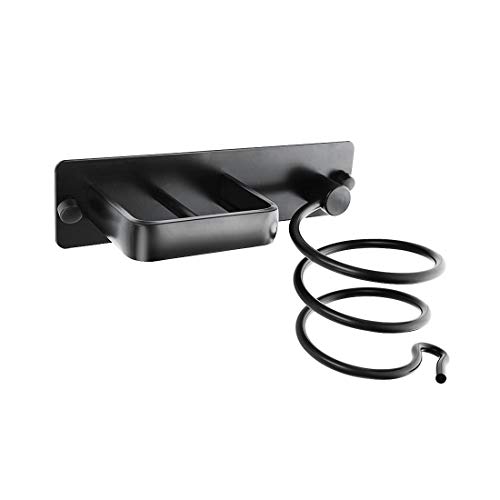 Haartrocknerhalter aus Edelstahl | Bad Badezimmer Fön Fönhalter Fönhalterung Haartrockner Haartrocknerhalterung Halter Halterung WC