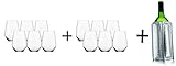  PfalzDeko AKTIONS-Packet 2er Pack inklusive Marken-Weinkühler! 12x Schott Zwiesel 114674 Universal Glas Vina 79, transparent