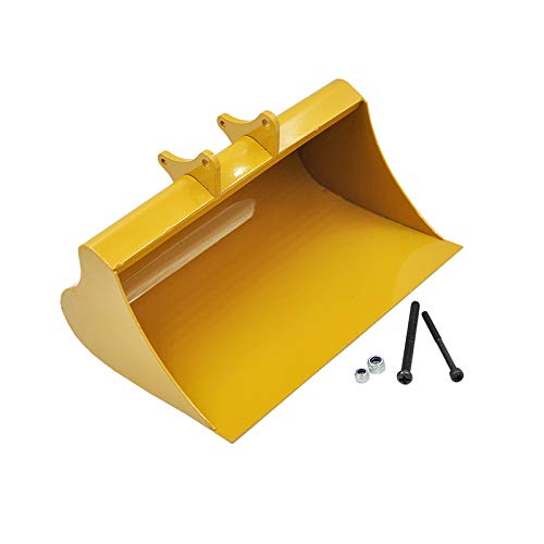 Seau en métal complet pour Huina 580, l'accessoire d'excavatrice robuste