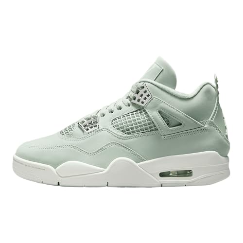 Seafoam/Sail/Metallic Silver Jordan Air Jordan 4 Retro Sneaker