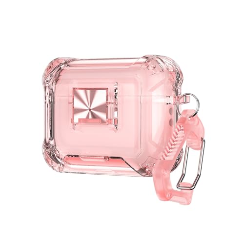 Coque AirPods Pro 2025 rose silicone de qualité supérieure rigide