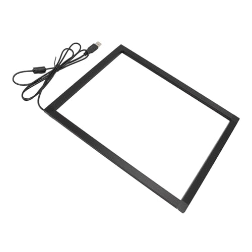 Infrared Touch Frame, IR Touch Screen Overlay USB Interface Plug and Play for Touch Whiteboards for Digital Signage (15 inch)