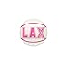 CafePress Lacrosse Pink Oval 1
