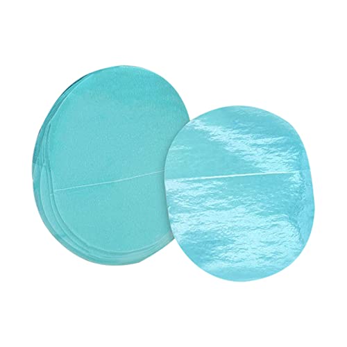 perfk 100 Piezas Cubiertas impermeables para los oídos Cinta para los oídos Autoadhesivo a prueba de sudor Parche transparente para los oídos Protectores
