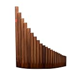 パンフルート 楽器 〖プロ仕様〗 8-22管 初心者～上級者用 民族楽器 教育機関推奨 C調/G調パンフルート 音楽教育用 手作り 木管楽器 木製台座なし G調22管