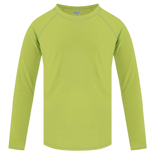 Image of Boys' Rash Guard Long Sleeve UPF 50 Sun Shirts for Toddler Kids Youth Water Swimming Rashguard