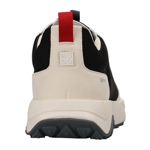 Image of HUGO Mens Running Style Mix Material Sneakers