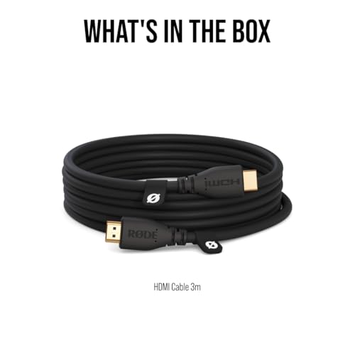 Image of RODE HDMI-3 Premium High Speed HDMI Cable with Ethernet (3m /10ft, Black)