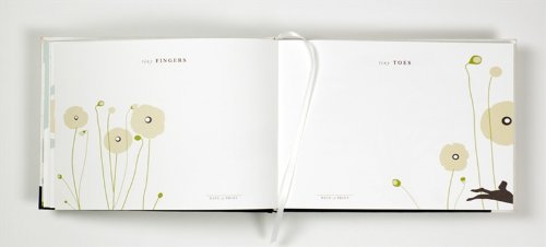 Binth Handmade Baby Book with Keepsake Box (Brown)