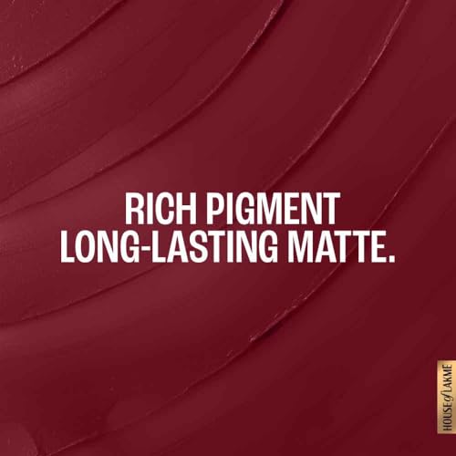 Image of Lakme Forever Matte Lipstick, Waterproof, Non Drying, Creamy Matte Bullet Lipstick Made With French Rose Oil Extracts, Plum Obsession, 4.5g (Pack of 2)