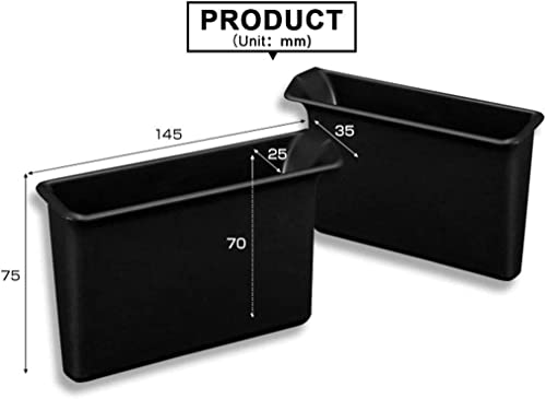 Image of Moonmen Front Row Door Side Storage Box for Suzuki Jimny, Handle Pocket Armrest Phone Container 2019-2022 Accessories