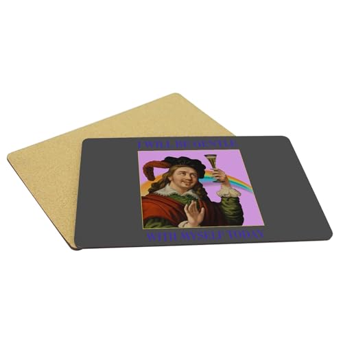 Dessous en liège napperons noir Be Gentle pour éviter les taches sur la table