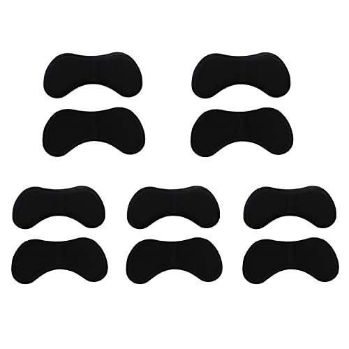 Coussinets de Coussin de Talons WorthPlanet 5 Paires Poignées à Talon Doublure Auto-Adhésif Semelles de Chaussure Protecteur de Soins des Pieds pour Ajustement et Confort Améliorés Noir W200017 Cover