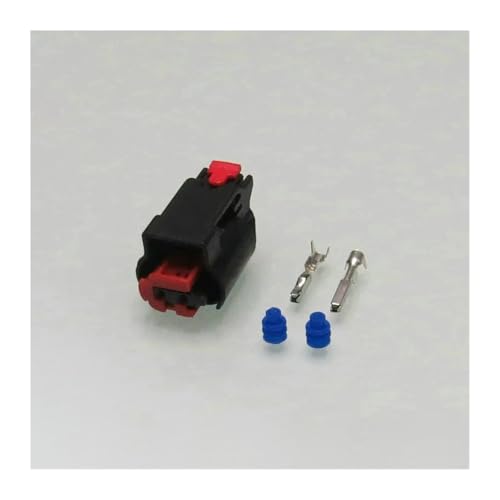 Conector hembra de 2 pines para automóvil 1-1438608-1 con cable de 20cm 3