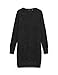 VERO MODA Mini Strickkleid Meliert Langarm Rundhals Regular Fit Kleid Kurz Basic Oberschenkellang VMDOFFY