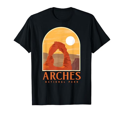 Utah Vintage Retro Hiking Camping Arches National Park T�V���c