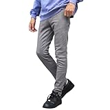 [JIGGYS SHOP] ジギーズショップ カラースキニー&スリムチノパンツ M グレンチェック｜ストレッチ スキニーパンツ メンズ スリムパンツ チノパン 細身 カツラギ素材 無地