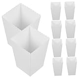 BUGUUYO 24個 ポップコーン用紙製ボックス 軽量耐油パーティースナック容器 映画鑑賞や誕生日結婚式用食品打包盒