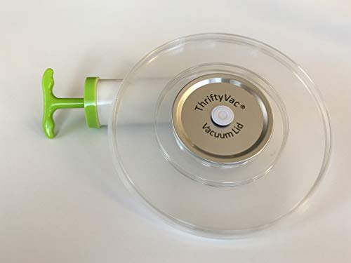 ThriftyVac® Mason Jar Vacuum Lids Plus & Pump