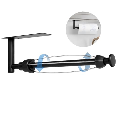 AiQInu Porte Sopalin, Support de Papier Porte-Rouleau à Une Main avec Effet d'amortissement, pour Cuisine, Salle de Bain, Placards, Vertical ou Horizontal,...