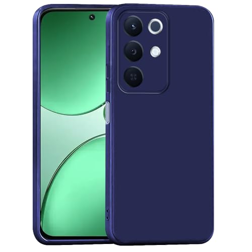 Image of Back Cover for Realme 15x 5G / C85 5G / Narzo 90x 5G | Full Camera Protection | Premium Liquid Silicon Case | Flexible Bumper Case for Realme 15x 5G / C85 5G / Narzo 90x 5G (Blue)