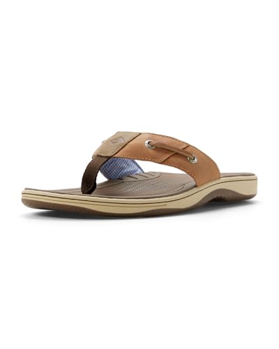 Image of Sperry Men's Baitfish Leather Flip Flop Sandal