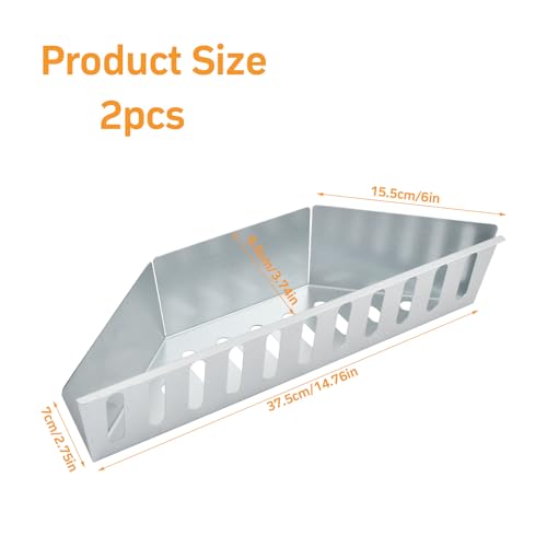 Holzkohlekorb für Weber Grill - BBQ Zubehör für 57 cm Kugelgrills - Kohlekörbe und Kohleschale - Kompatibel mit Weber 7403 und One-Touch Holzkohlegrills