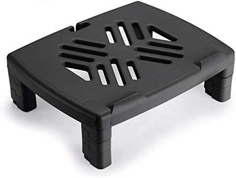 suporte p/monitor e notebook preto