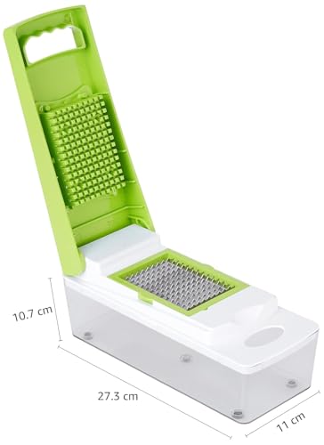 Cortadora y Trituradora Vegetales y Frutas 11 en 1 Acero Verde miniatura 4