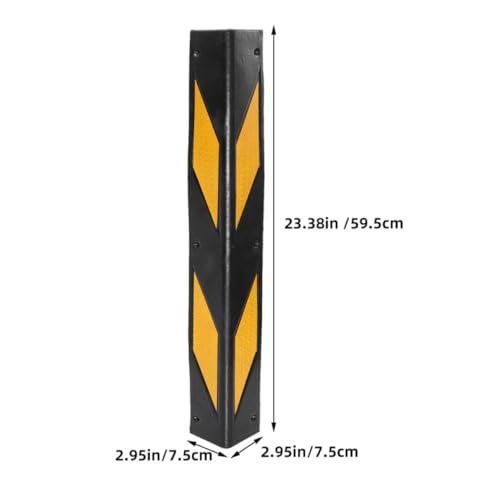 Protection d'angle absorption des chocs en caoutchouc pour mur 4x - 2