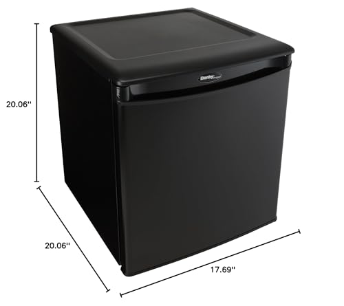 Danby Designer 1.7 cu. ft. Compact Refrigerator (DAR017A2BDD), Black on Fridge.com