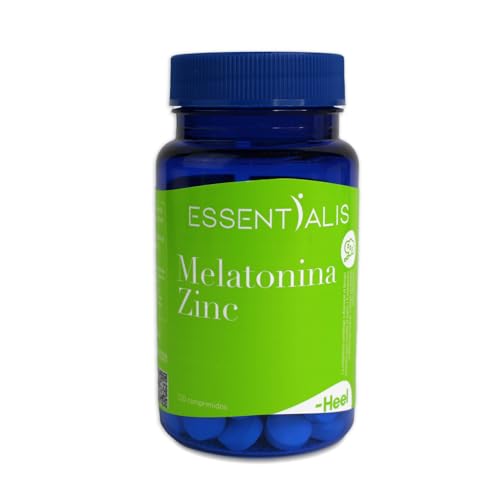 Essentialis Melatonina Zinc-Acción sinérgica gracias al Zinc que favorece el metabolismo de la melatonina y potencia su acción-Para 120 días de descanso reparador-Comprimidos veganos-Rápida absorción